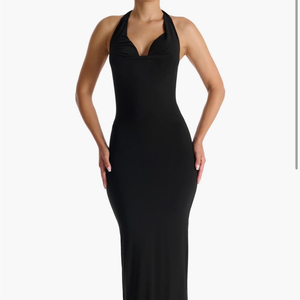 Naked Wardrobe Make Em’ halter maxi dress - Picture 4 of 5